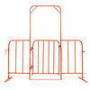 Galvanized Temporary Fence Pedestrian Steel Barricade Crowd Control Barriers Safety Barricad