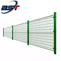 School pvc coated curved 3D Fence