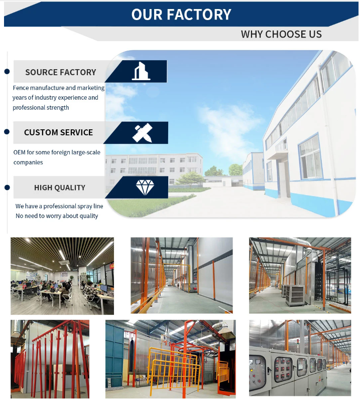 our factory for powder coated