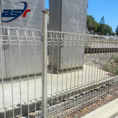 75x150mm Welded Mesh Galvanised Roll Top Panel For Bridge