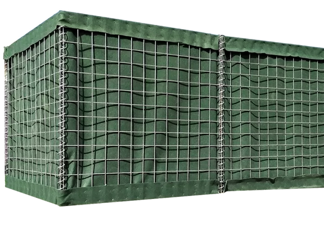 Low Carbon Steel Wire Gabion Barrier for flood control