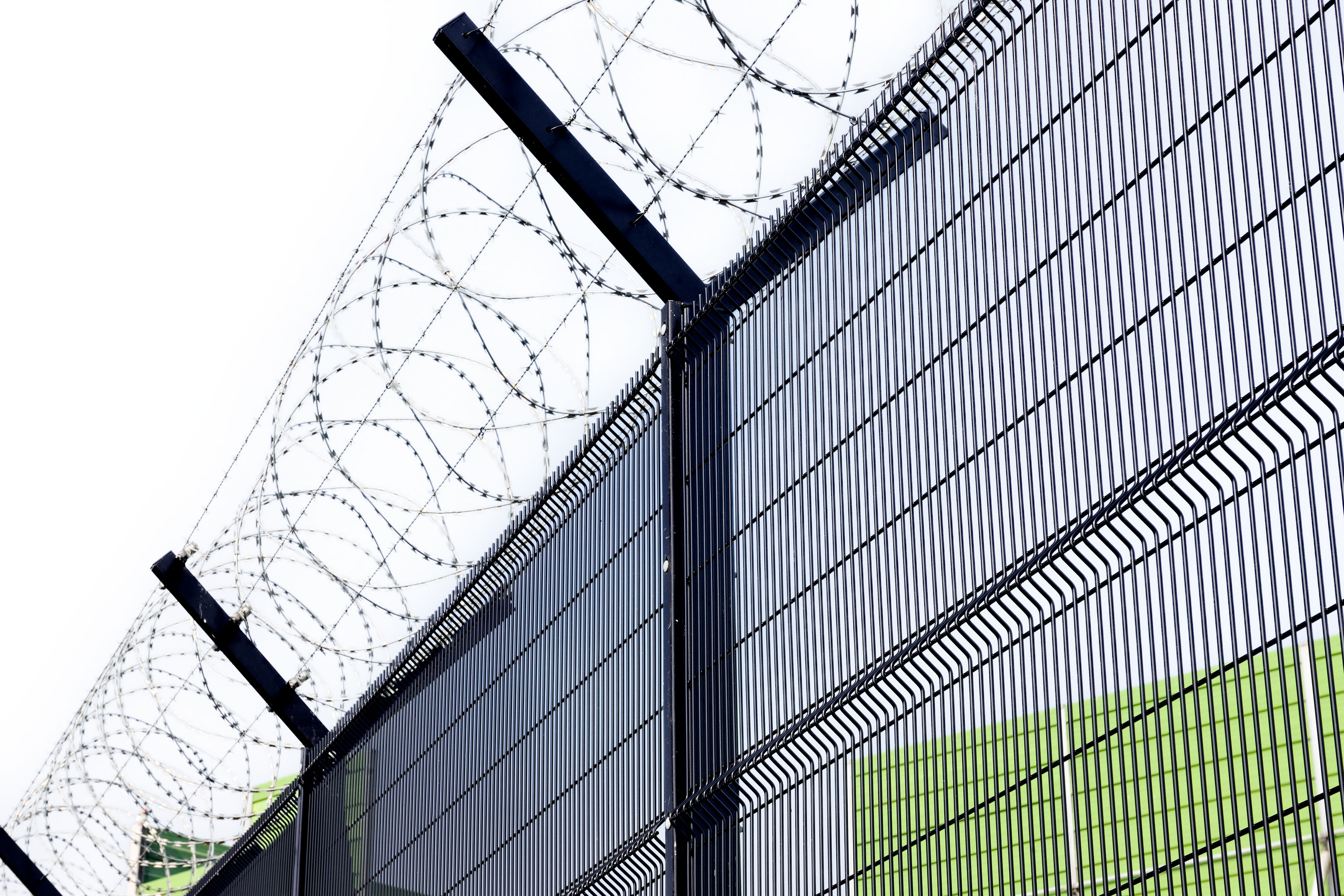 358 Anti-climb Fence with razor wire