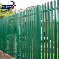 Eco Friendly Powder Coated Carpark Palisade Fence