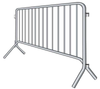 1.1m Galvanized Temporary Pedestrian Crowd Control Traffic Road Safety Barrier Fence