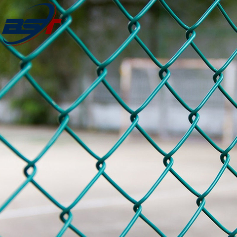 Square Low-carbon Iron Wire Chain Link Fence For Farm