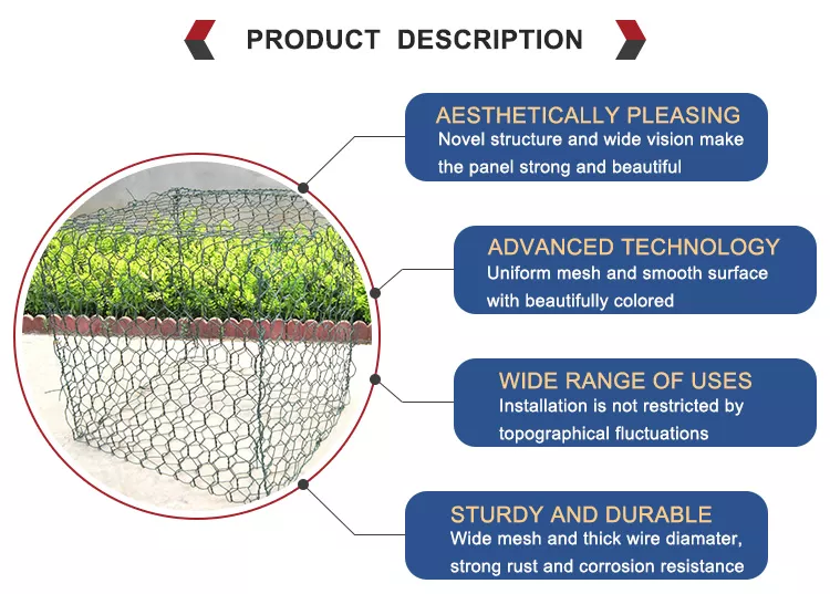 Gabion Mesh Hexagonal Gabion Box product description