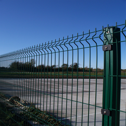 Security Curved Wire 3D Fence for Airport