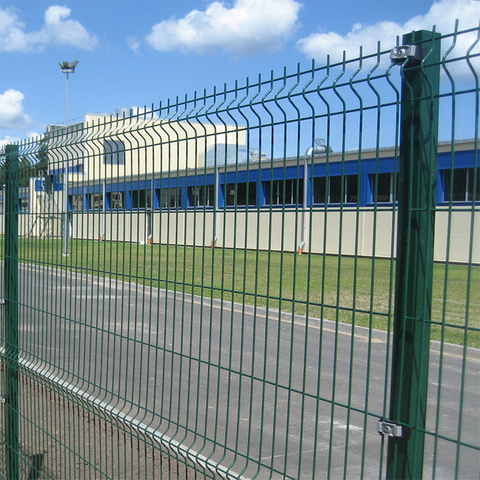 School pvc coated curved 3D Fence