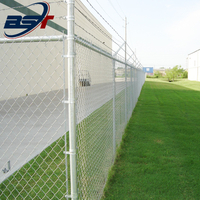 Privacy Pvc Coated Chain Link Fence For Private Houses