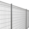 Outdoor Aesthetics Galvanized Roll Top Fence Panel for House