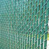 6ft 9 Gauge Vinyl PVC Coated Galvanized Privacy Chain Link Fence with Slats