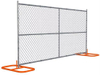 4ft, 6ft, 8ft galvanized chain link temporary fence 