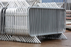 1.1m Galvanized Temporary Pedestrian Crowd Control Traffic Road Safety Barrier Fence