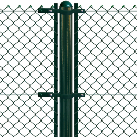 60mm Pvc Coated Chain Link Fence For Gardens