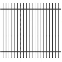 2.4 × 1.8 Meters Australian Security Fence Aluminum Pool Fencing Ornamental Fence Privacy Garden Fence