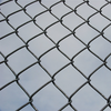 PVC coated chain link fence with razor wire for border