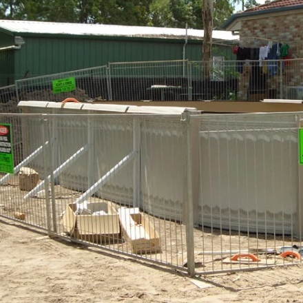 Metal 4.0mm Temporary Fence For Swimming Pools