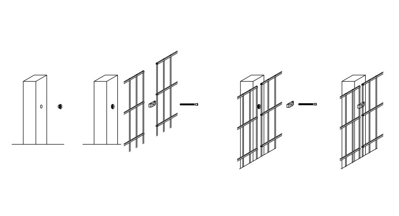 Double wire fence 