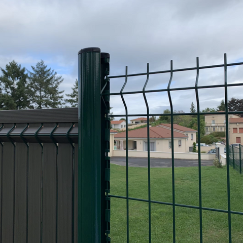 PVC Privacy Fence 3D Privacy Fence For Yards Security