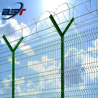 Airport security razor wire 3D Fence