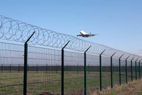 Airport security blade mesh 3D Fence