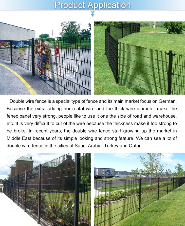 Double wire fence Application