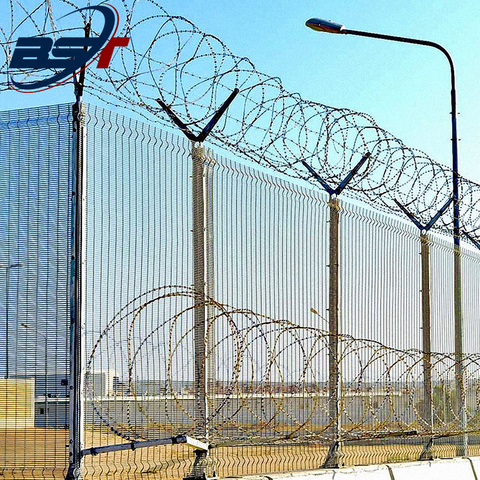 residential 358 Anti-climb Fence with razor wire