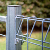 Hot-Dip Galvanized Powder Coated Curved Roll Top Panel BRC Fence 