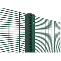 3m Height Metal Welded Wire Mesh Anti-climb Fence