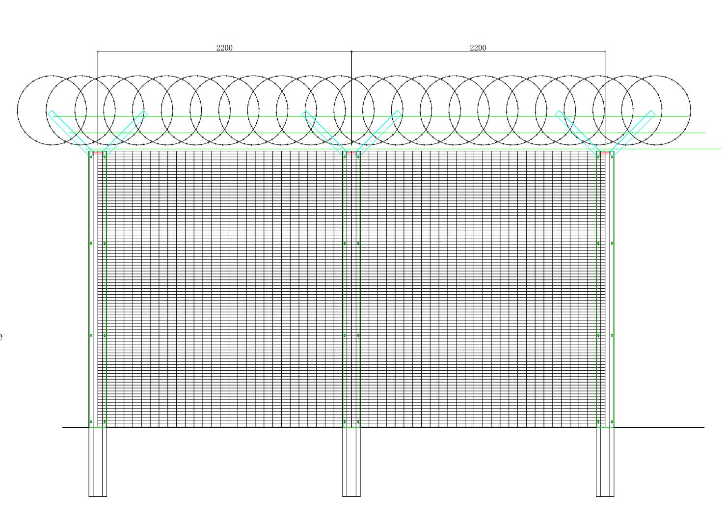 anti climb wire 3D FENCE