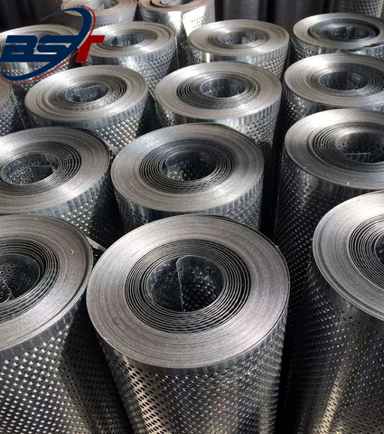 0.6-20mm Diamond Perforated Metal Mesh For Filters