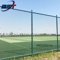 Fence Mesh 2 Inch Hole Pvc Coated Chain Link Fence