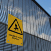 ClearUV Security Anti-climb Fence for Power Stations