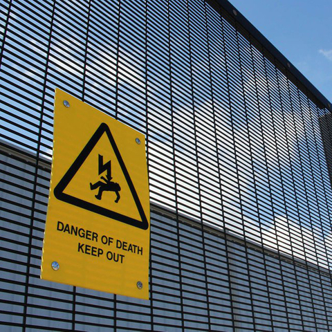 ClearUV Security Anti-climb Fence for Power Stations