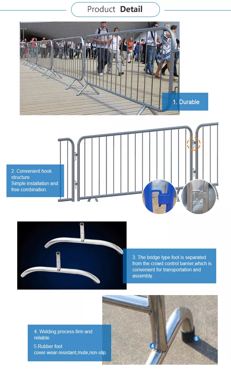 Crowd Control Barrier details