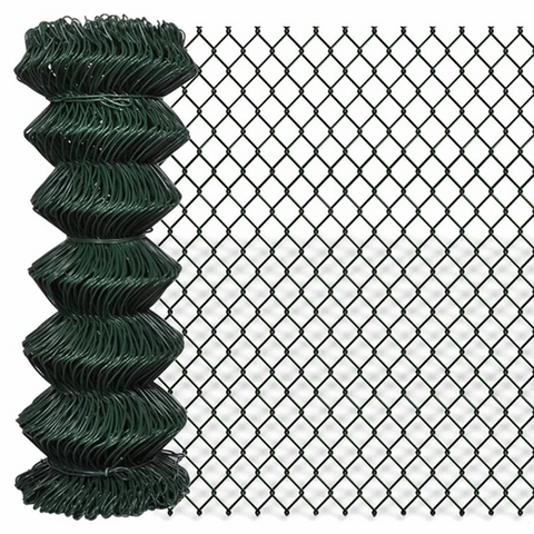 2 Inch Hole PVC Coated Chain Link Fence Outdoor Fence Park Fencing 