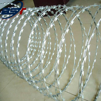 BTO-22 Concertina Hot Dipped Galvanized Razor Wire for Anti-climb Fence