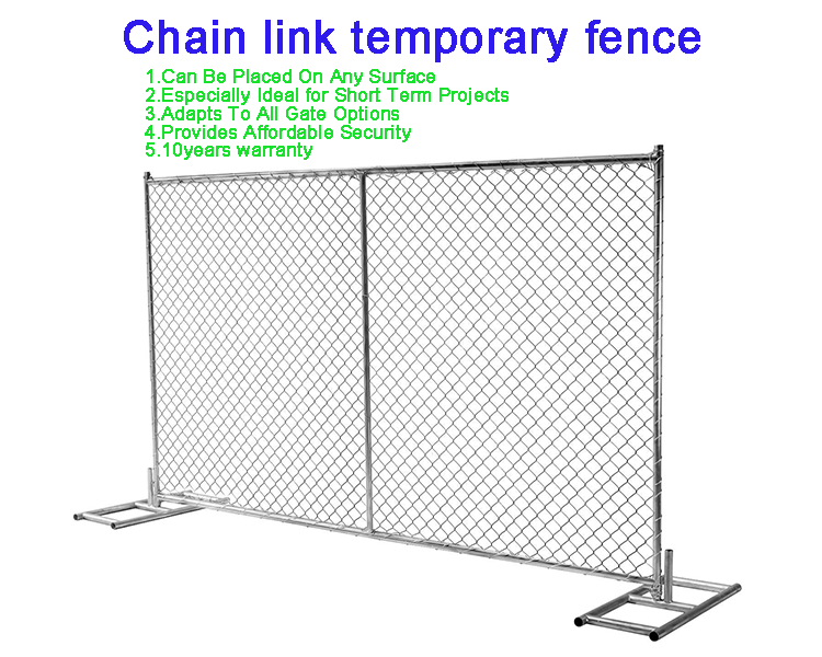 Chain Link Mesh Temporary Fence