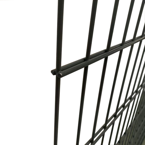 50*200mm Welded Mesh Twin Bars Double Wire Fence For Railroad
