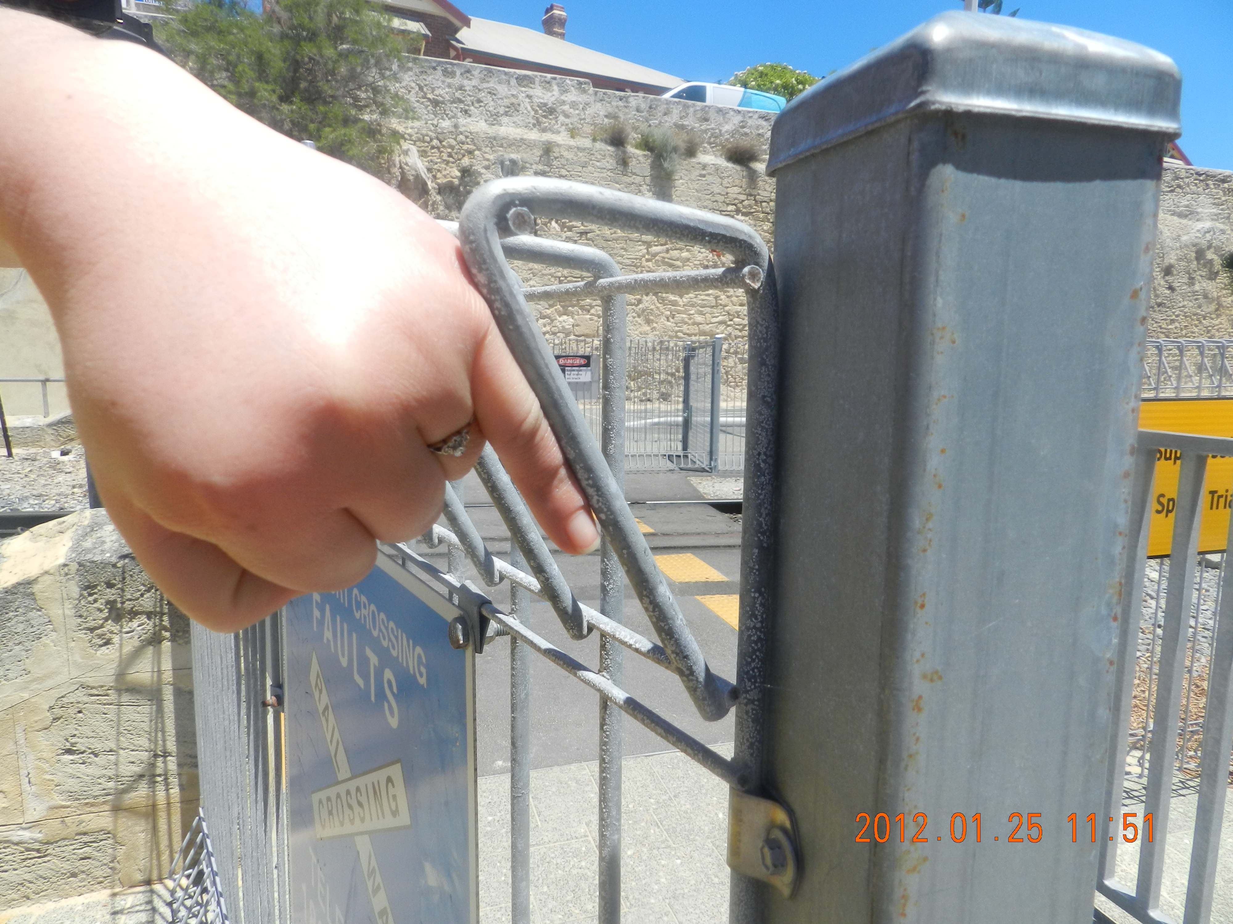 square post for welded Roll Top Panel