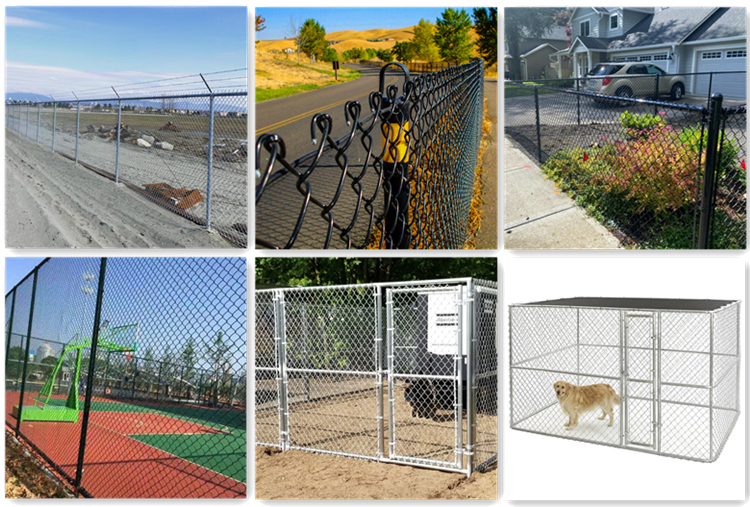 chain link fence application